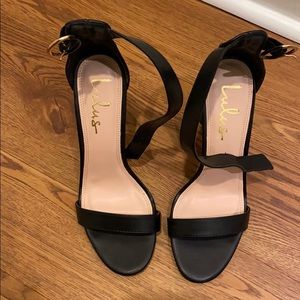 Lulus black stilettos